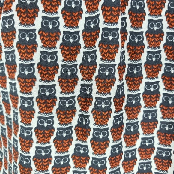 JOIE Masha Blouse Silk Owl Print Short Sleeve Keyhole Tassel Peasant Boho Top - Picture 2 of 8